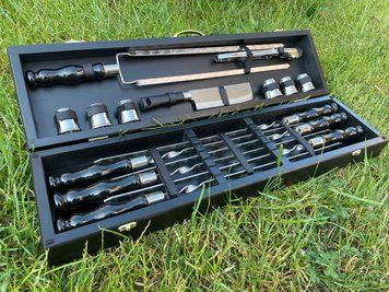Набір шампурів у кейсі Grill Box 9 S. Шашличний набір. Подарунок хлопцю