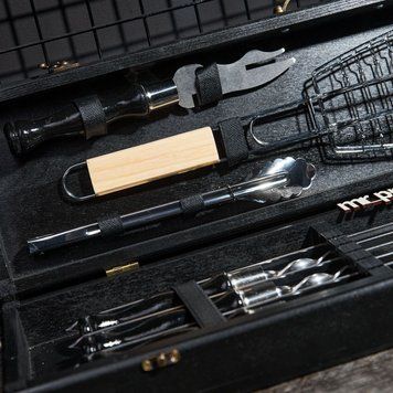 Набір шампурів у кейсі Blackwood set №4 . Подарунок чоловікові